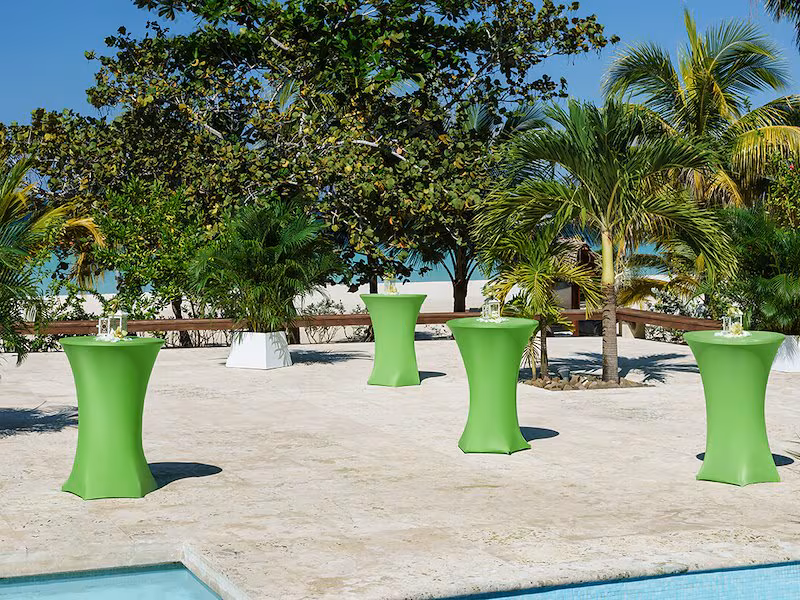 Couples Swept Away — Great House Pool Deck