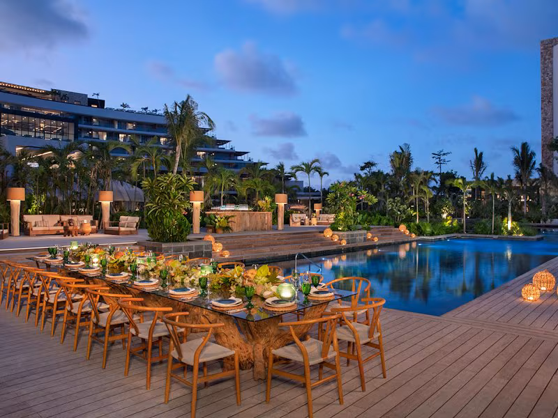 Secrets Moxché Playa del Carmen — Pool Terrace